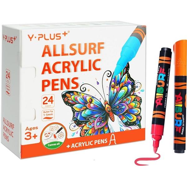 Set 24 markere acrilice. Allsurf