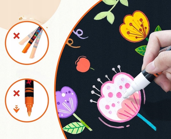 Imaginea produsului 'Set 24 markere acrilice. Allsurf'