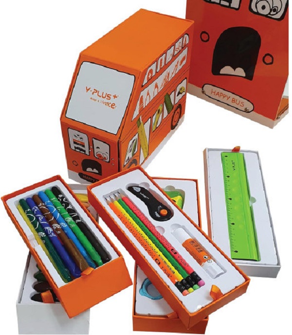 Imaginea produsului 'Organizator birou Happy Bus cu 27 articole'