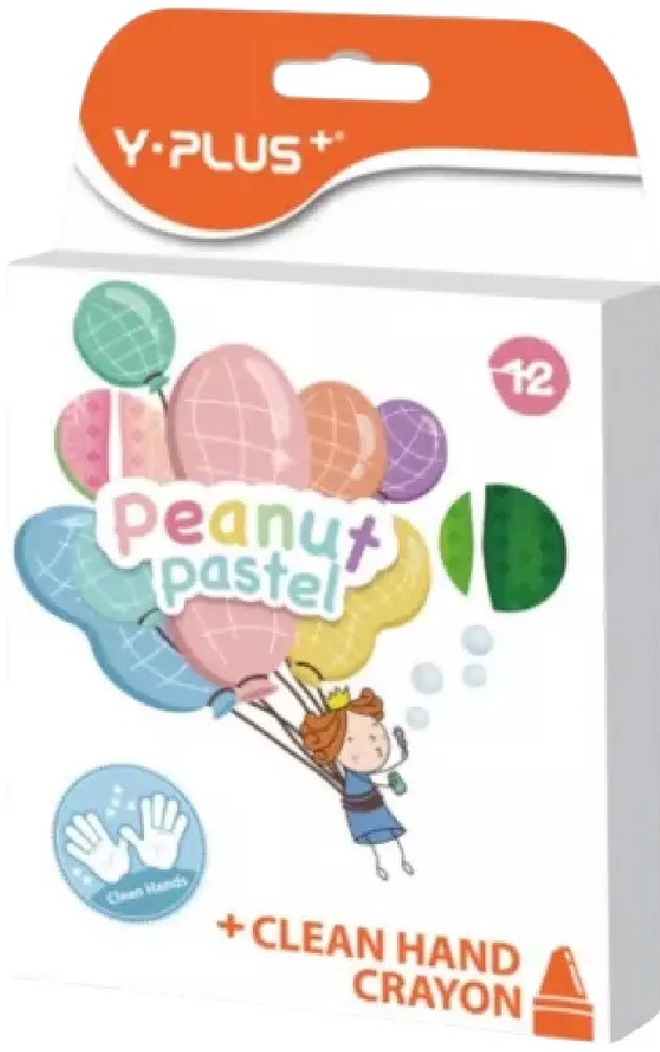 Set 12 creioane cerate. Pastel Peanut