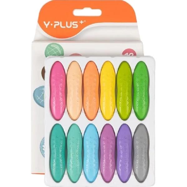 Set 12 creioane cerate. Pastel Peanut