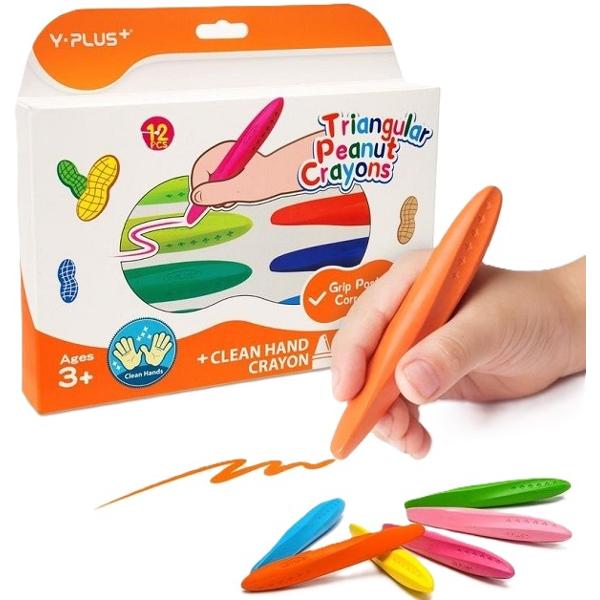 Set 12 creioane cerate triunghiulare