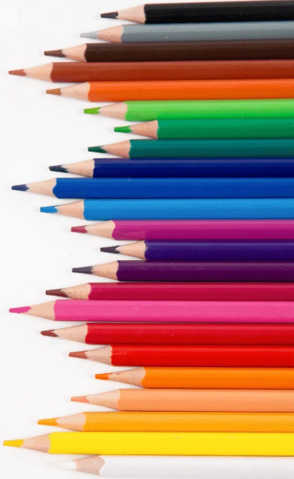 Imaginea produsului 'Set creioane colorate cu radieră 24 culori'