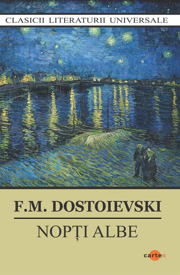 Coperta cărții 'Nopți albe - F.M. Dostoievski'