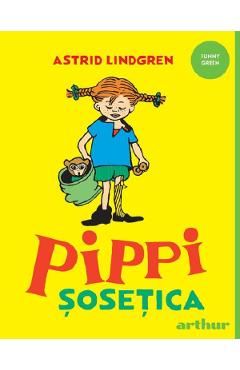 Coperta cărții 'Pippi Șosețica - Astrid Lindgren'