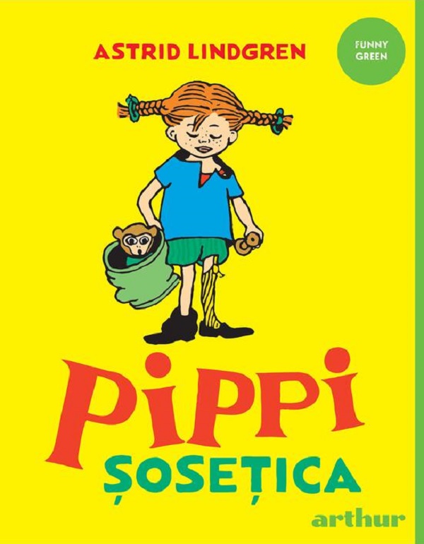 Coperta cărții 'Pippi Șosețica - Astrid Lindgren'