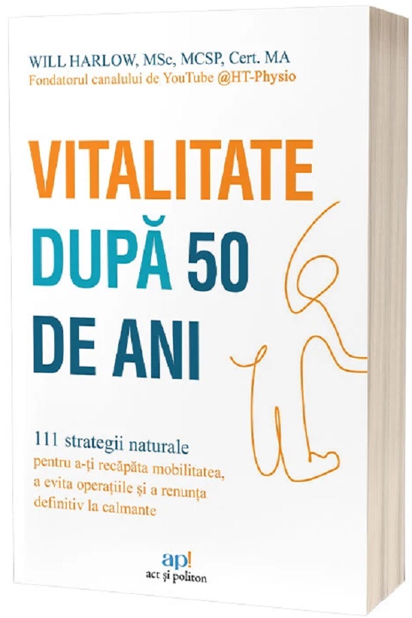 Coperta cărții 'Vitalitate după 50 de ani - Will Harlow'