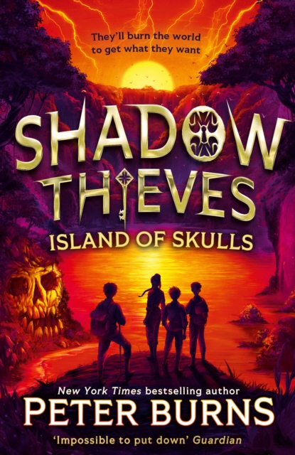 Coperta cărții 'Shadow Thieves: Island of Skulls - Peter Burns'