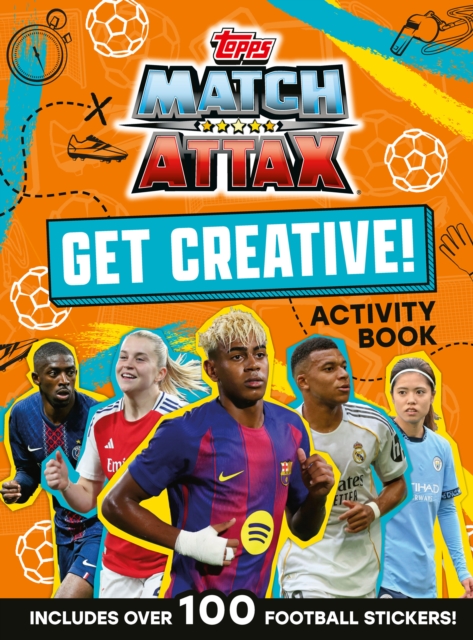 Coperta cărții 'Match Attax Get Creative Sticker Activity Book -'