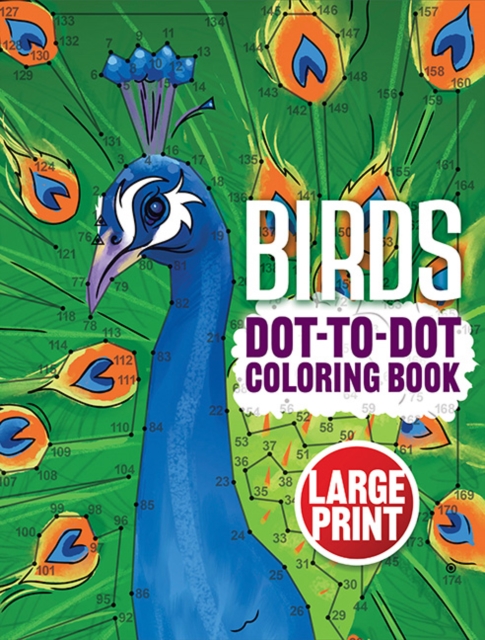 Coperta cărții 'Birds Dot-to-Dot Coloring Book -'