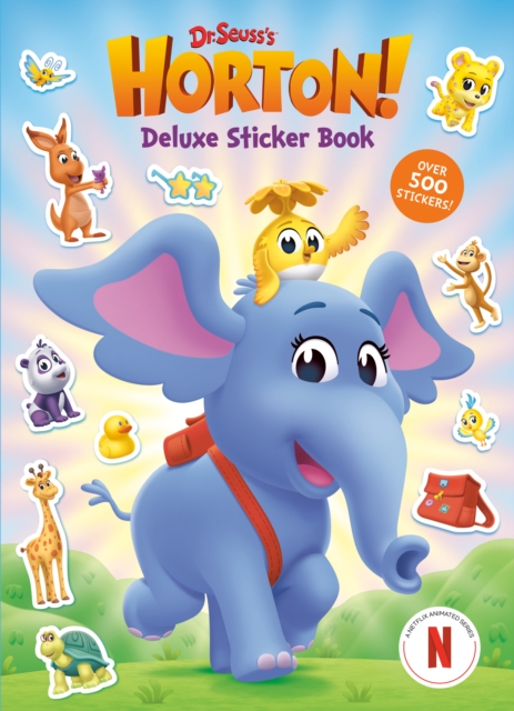 Coperta cărții 'Dr. Seuss's Horton! Deluxe Sticker Book - Dr.|random House Seuss'