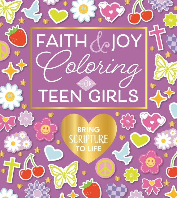 Coperta cărții 'Faith & Joy Coloring for Teen Girls -'