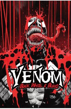 Coperta cărții 'Venom: Black, White & Blood Treasury Edition - David|dematteis Michelinie'