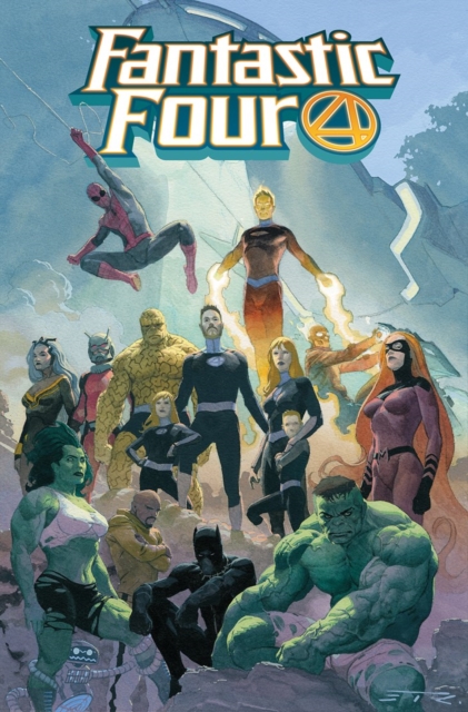 Coperta cărții 'Fantastic Four By Dan Slott Omnibus Vol. 1 - Dan|simone Slott'