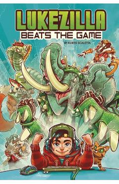 Coperta cărții 'Lukezilla Beats the Game - Kurtis Scaletta'