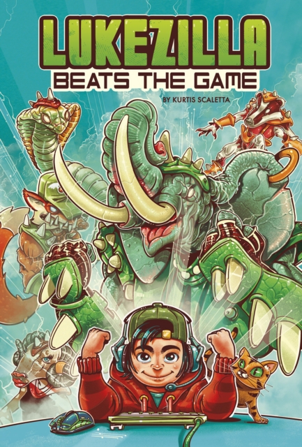 Coperta cărții 'Lukezilla Beats the Game - Kurtis Scaletta'