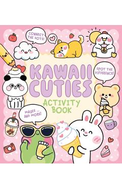 Coperta cărții 'Kawaii Cuties Activity Book - Em Bruce'