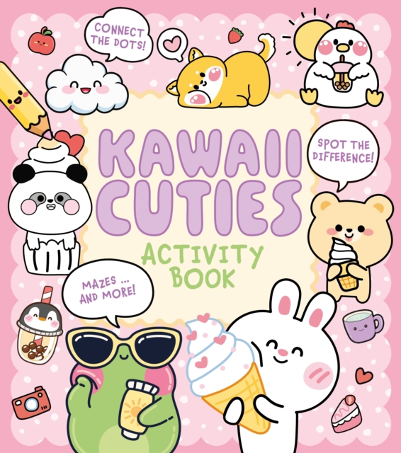 Coperta cărții 'Kawaii Cuties Activity Book - Em Bruce'