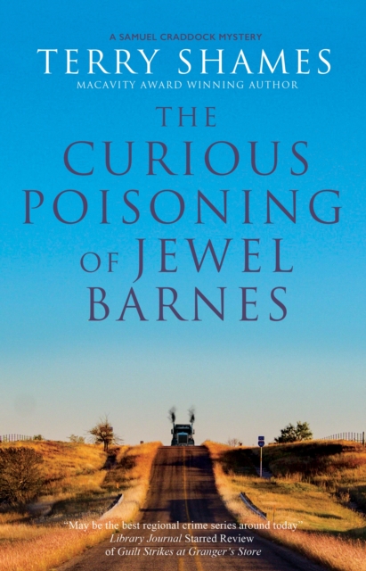Coperta cărții 'Curious Poisoning of Jewel Barnes - Terry Shames'