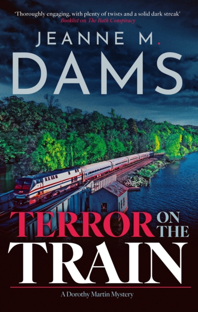 Coperta cărții 'Terror on the Train - Jeanne M. Dams'