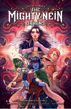 Coperta cărții 'Critical Role: The Mighty Nein Origins Omnibus Volume 1 - Sam|espiritu Maggs'