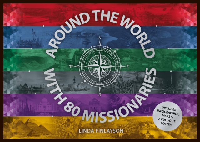 Coperta cărții 'Around the World with 80 Missionaries - Linda Finlayson'