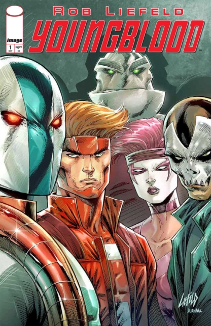 Coperta cărții 'Youngblood (2025) Volume 1 - Rob Liefeld'