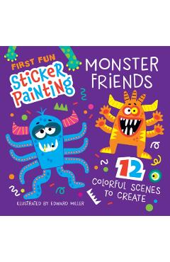 First Fun Sticker Painting: Monster Friends