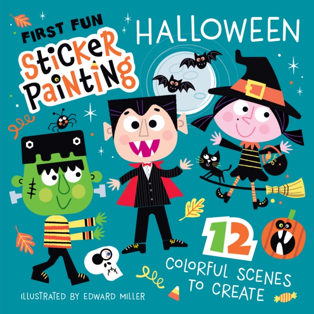Coperta cărții 'First Fun Sticker Painting: Halloween - Edward Miller'