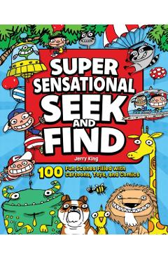 Coperta cărții 'Super Sensational Seek and Find - Jerry King'