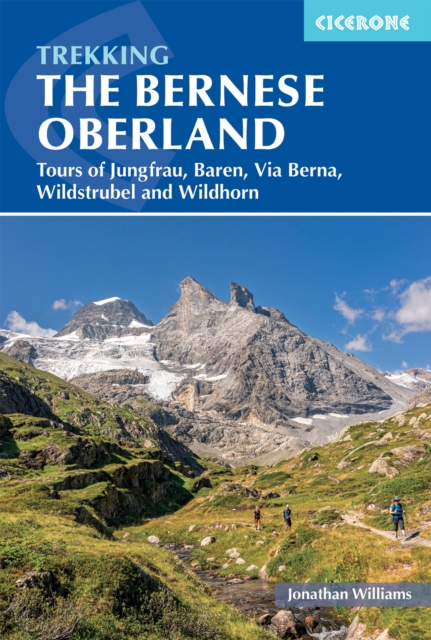 Coperta cărții 'Trekking in the Bernese Oberland - Jonathan Williams'