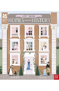 Coperta cărții 'National Trust: Step Inside Homes Through History - Goldie Hawk'