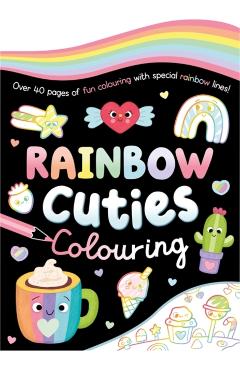 Coperta cărții 'Rainbow Cuties Colouring -'