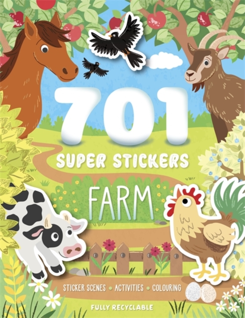 Coperta cărții '701 Super Stickers Farm -'