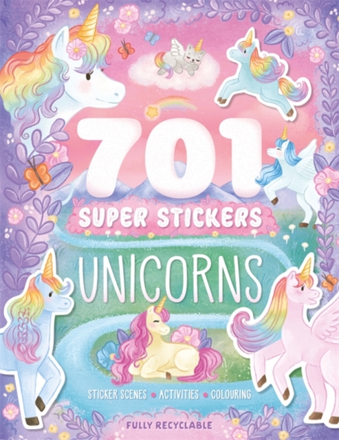 Coperta cărții '701 Super Stickers Unicorns -'