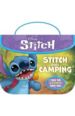 Coperta cărții 'Disney Stitch: Stitch Goes Camping -'