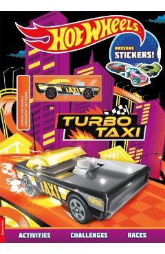 Hot Wheels™: Turbo Taxi (with stickers and car model) -