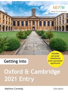 Coperta cărții 'Getting into Oxford and Cambridge 2021 Entry - Mat Carmody'