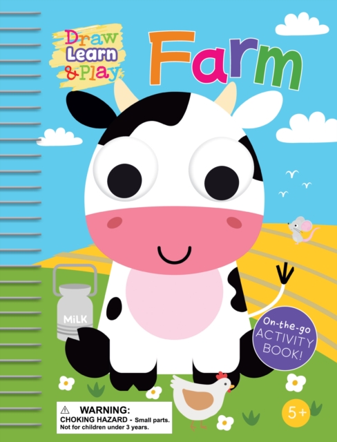 Coperta cărții 'Draw, Learn & Play - Farm -'