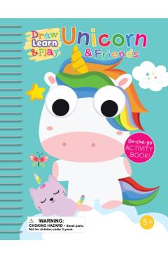 Coperta cărții 'Draw, Learn & Play - Unicorn & Friends -'