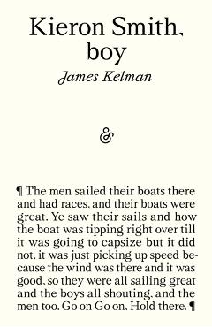 Kieron Smith, boy - James Kelman