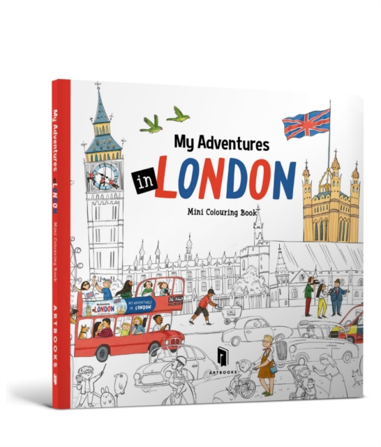 Coperta cărții 'MY ADVENTURES IN LONDON: COLOURING BOOK - Anna Pohlebaeva'