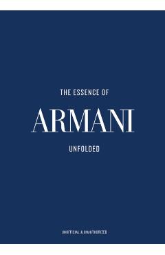 Coperta cărții 'Essence of Armani - Kelly Reising'