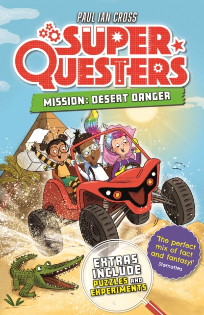 Coperta cărții 'SuperQuesters Mission: Desert Danger - Paul Ian Cross'