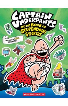 Coperta cărții 'Captain Underpants: Sticker Book -'