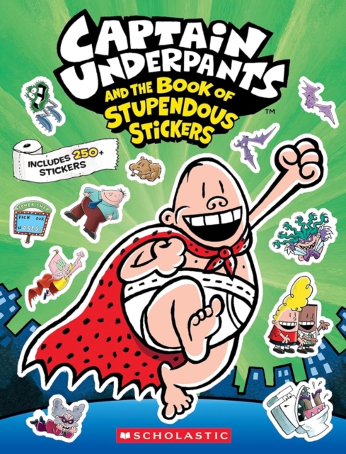 Coperta cărții 'Captain Underpants: Sticker Book -'