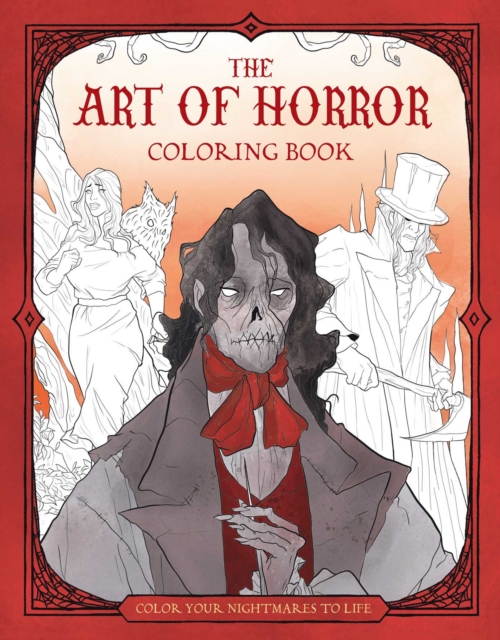 Coperta cărții 'Art of Horror Coloring Book - Abigail Larson'