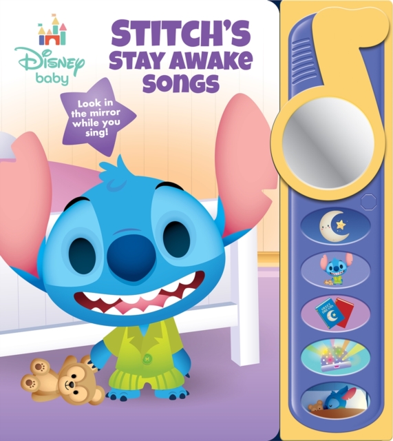 Coperta cărții 'Disney Baby: Stitch’s Stay Awake Songs Sound Book -'