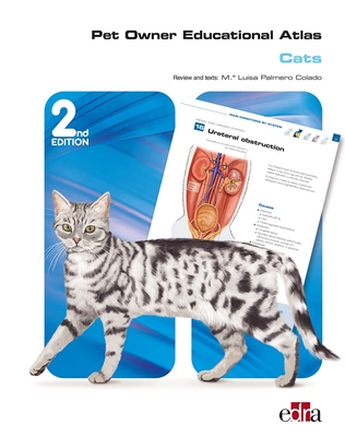 Coperta cărții 'Pet Owner Educational Atlas Cats / Reviw Luisa Palmero Colado - M. Âa Luisa Palmero Colado'