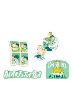 Coperta cărții 'Heartstopper: Boy Meets Boy Stickers - Sticker Set of 4 -'